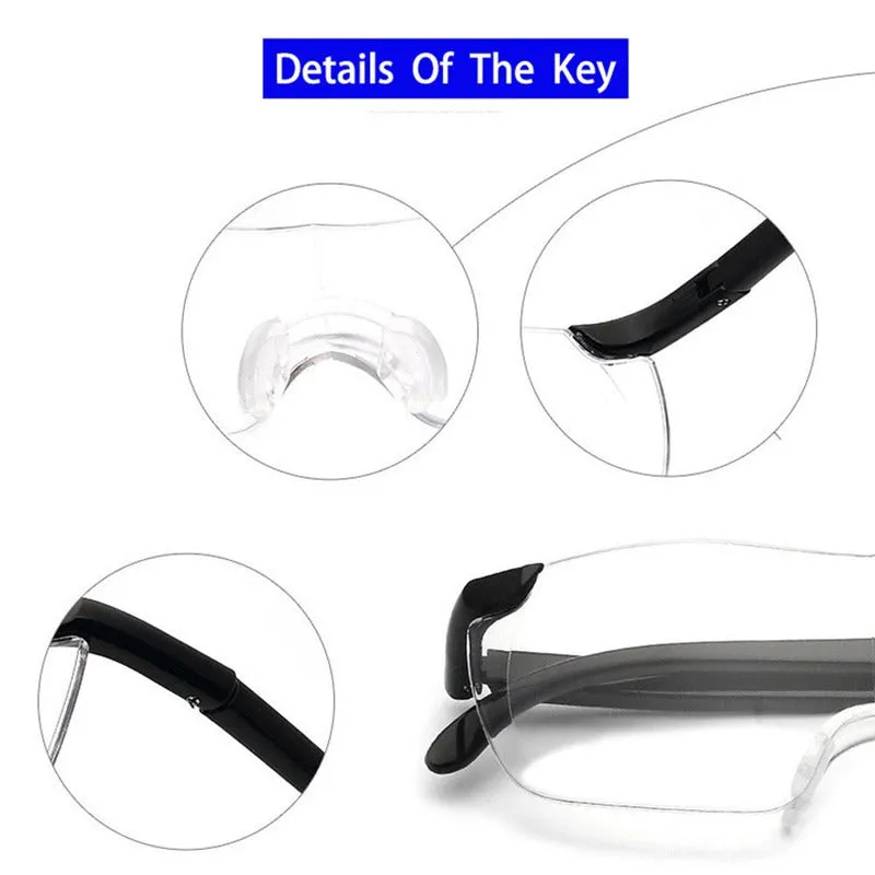 250 Degrees Magnifier Glasses