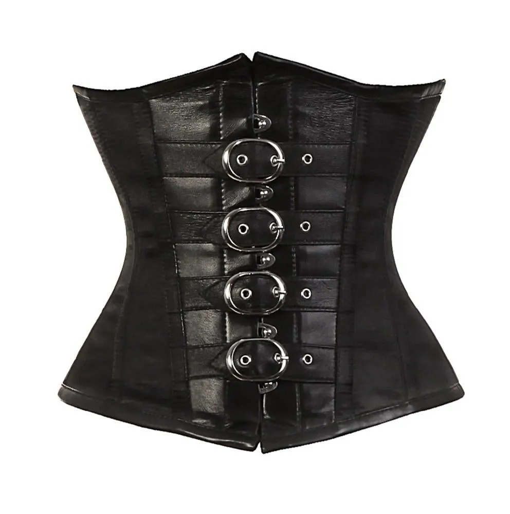 Averi Gothic Underbust Corset with Buckles