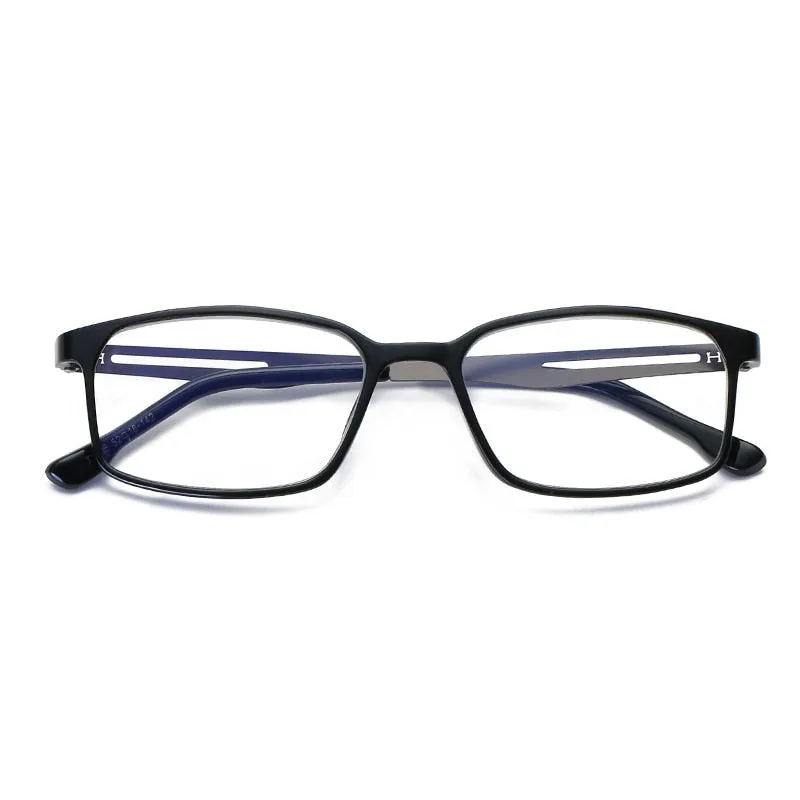 Brightzone Men's Full Rim Square Alloy Presbyopic Reading Glasses 1605