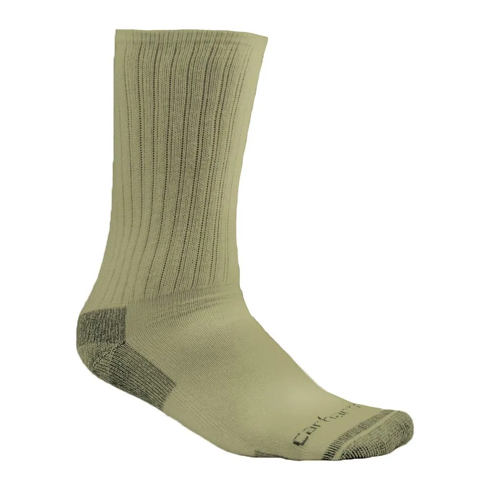 Carhartt SC6203M Men's Standard AllSeason Cotton Crew Work Socks 3 Pair Pack