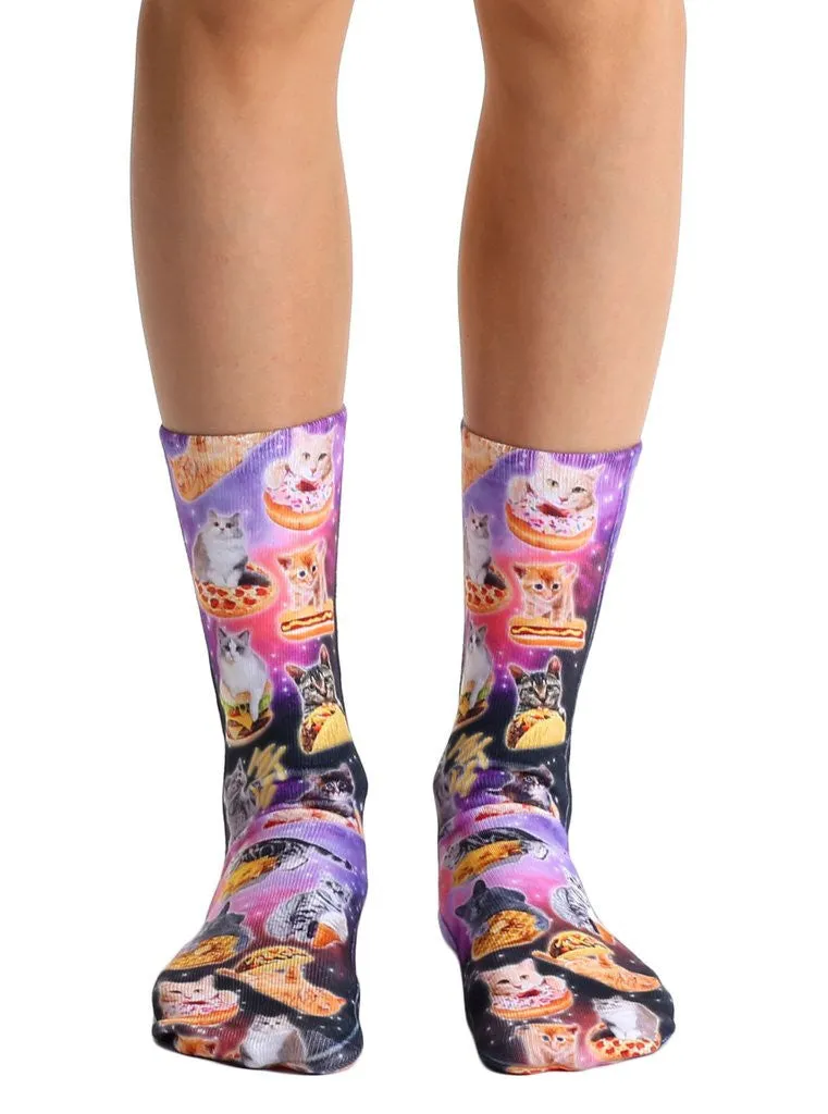 Cat Cravings Crew Socks (Unisex)