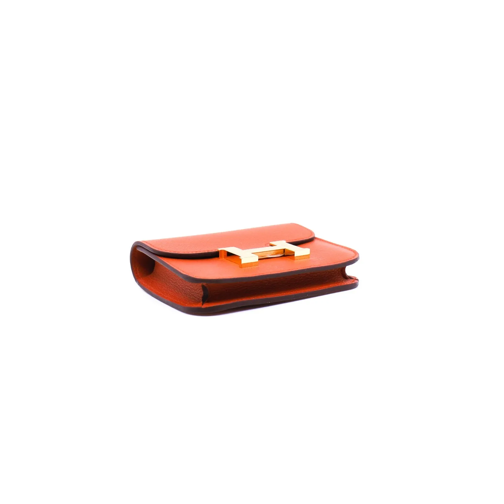 constance slim AG orange capucine inside evercolor ghw  z stamp