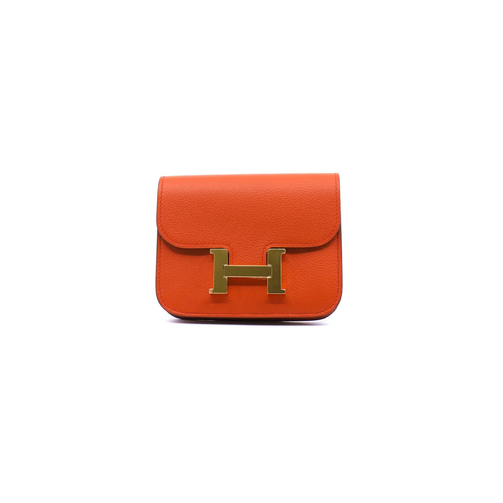 constance slim AG orange capucine inside evercolor ghw  z stamp