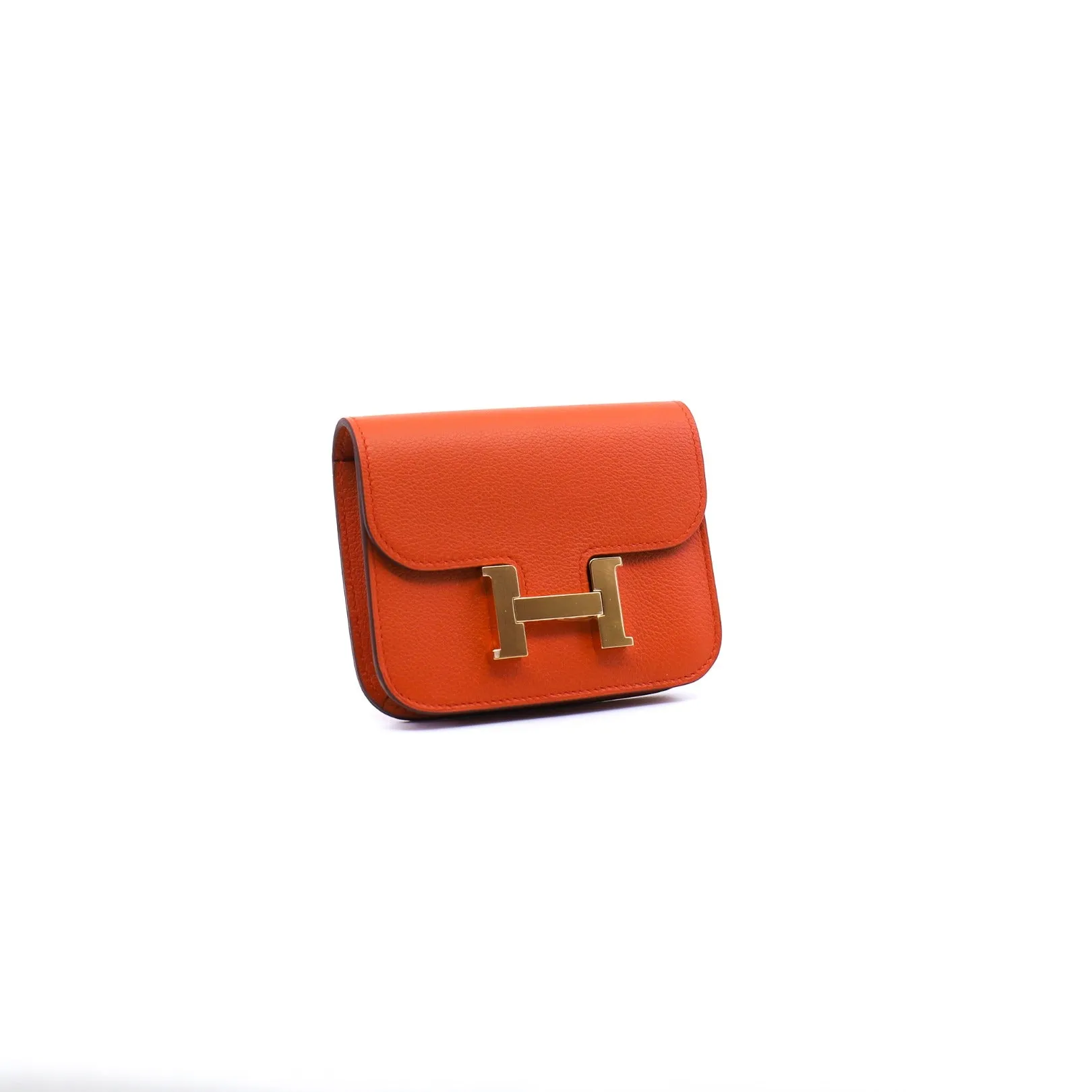 constance slim AG orange capucine inside evercolor ghw  z stamp