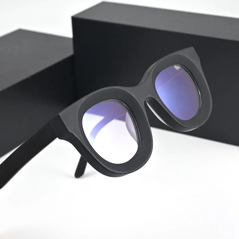 Cubojue Unisex Full Rim Square Acetate Presbyopic Reading Glasses 384520p