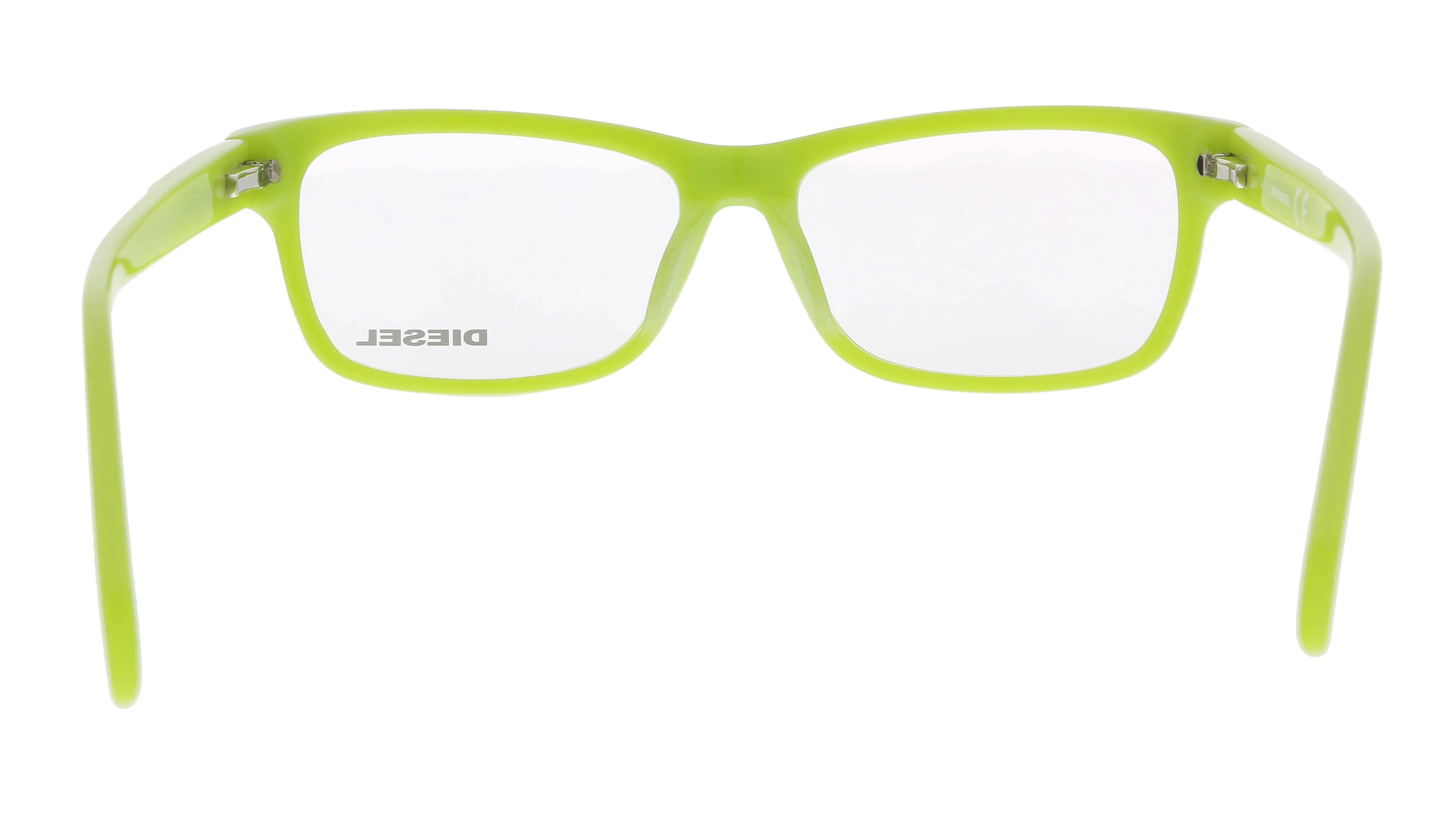 Diesel DL4039 024 White Lime Green Rectangle Optical Frames