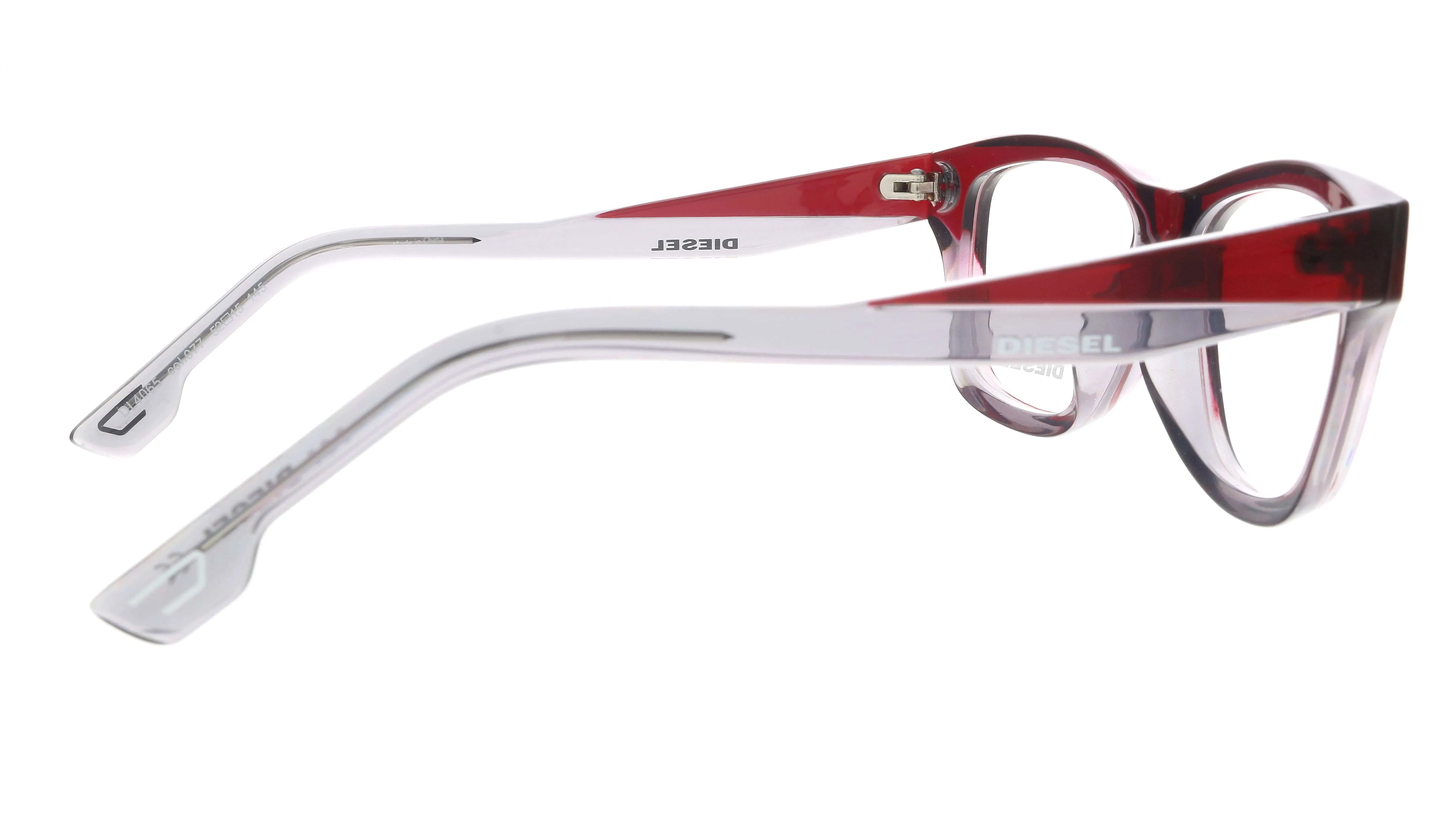 Diesel DL4065 077 Red Rectangle Optical Frames