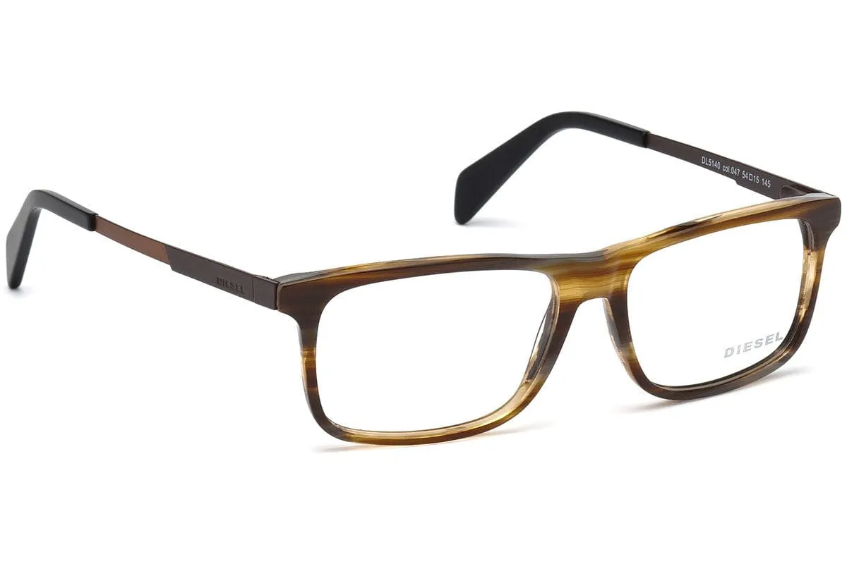 Diesel DL5140 047 Havana Rectangle Optical Frames