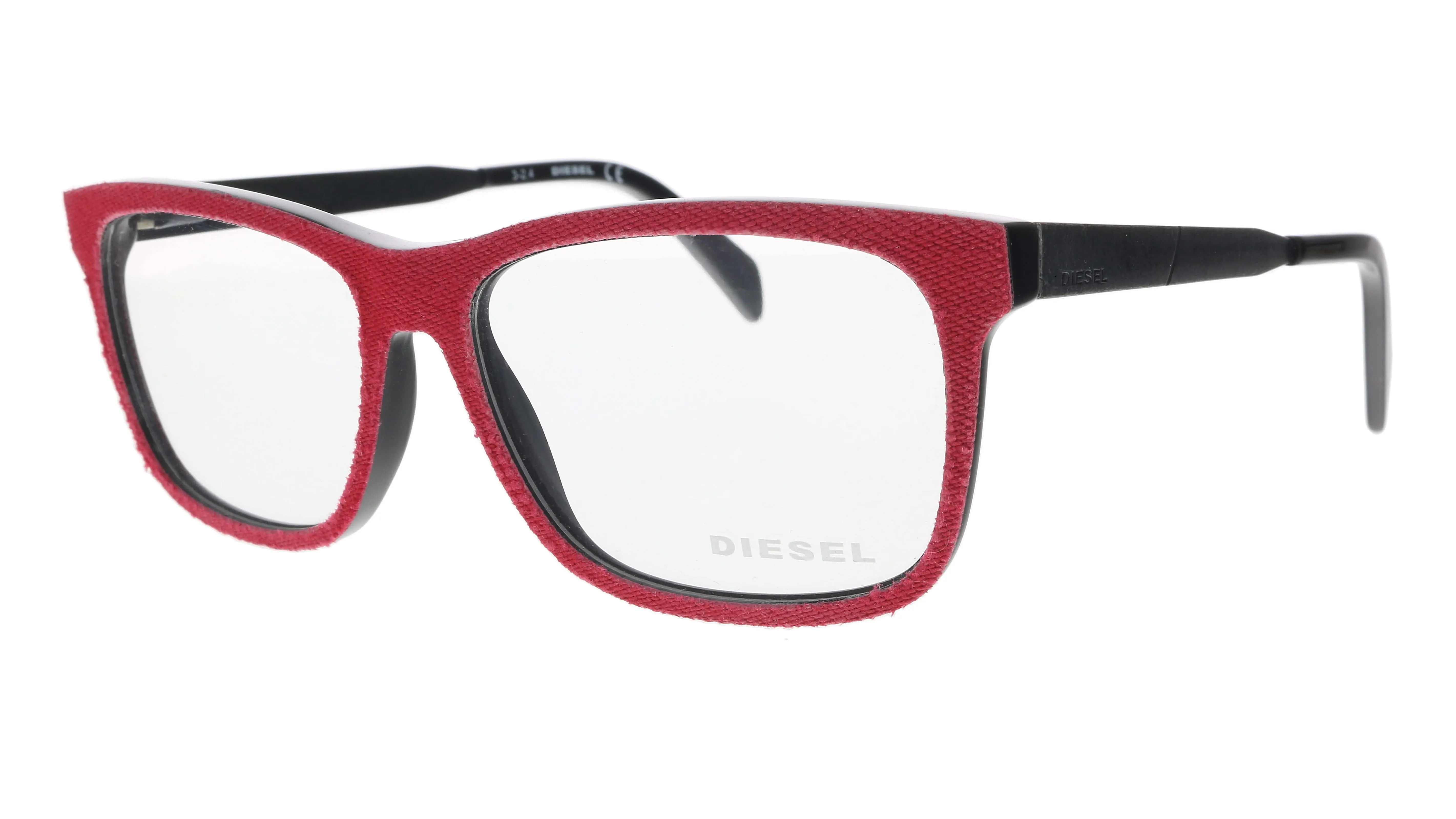 Diesel DL5161 005 Red Rectangle Optical Frames