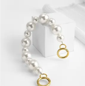 Frog large pearl chain accessory bag underarm handbag DIY decoration bag chain accessories