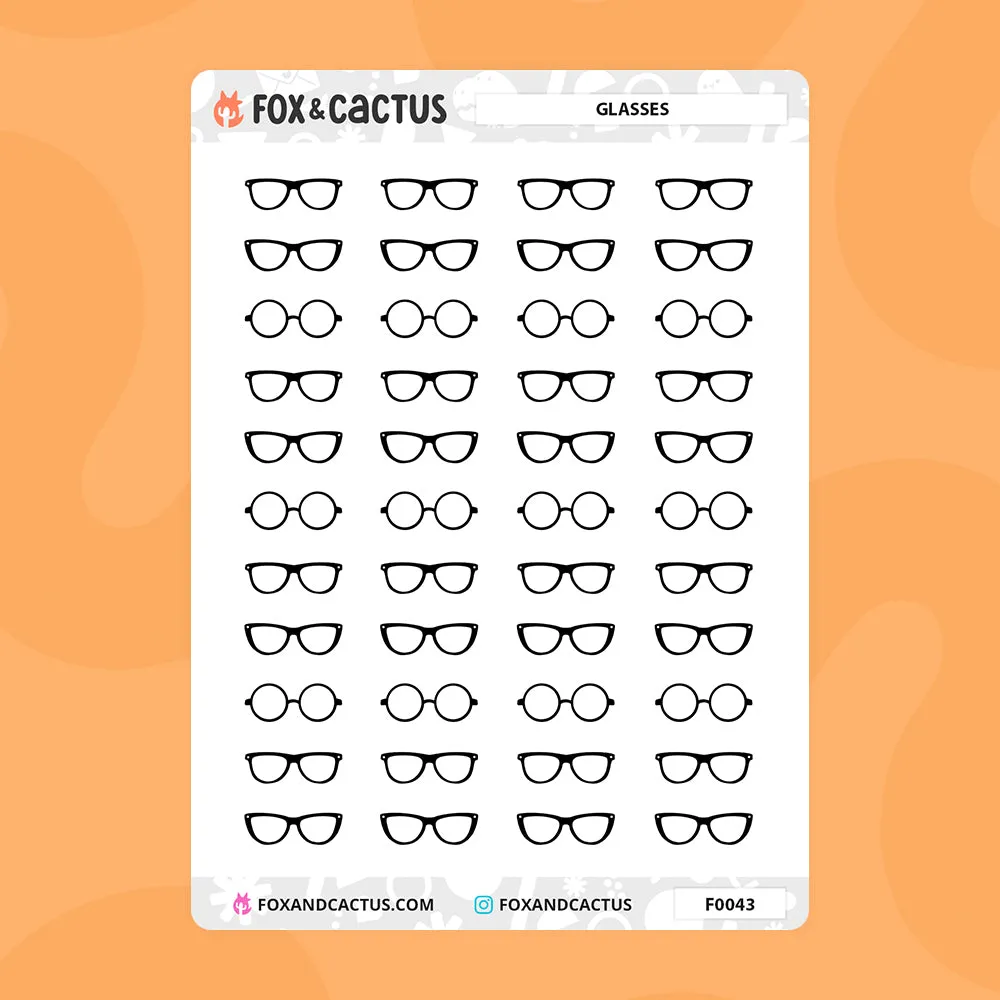 Glasses Stickers