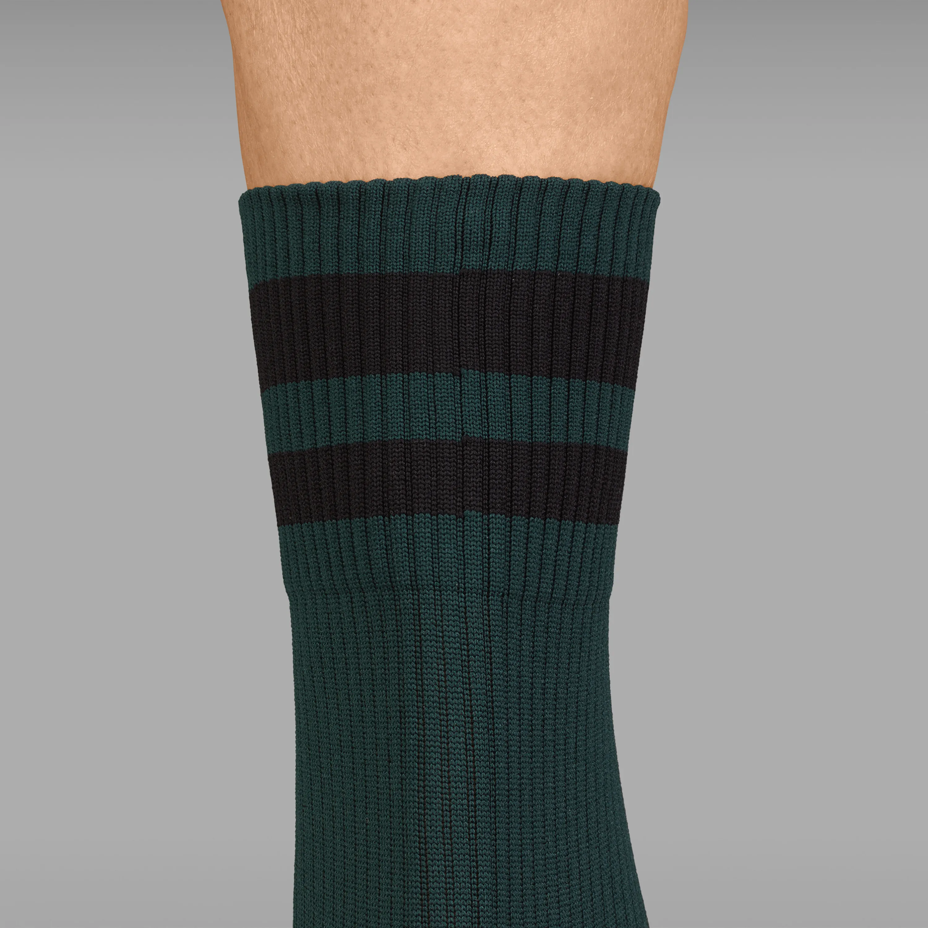 Gripgrab Original Stripes Crew Socks Green | Buy Gripgrab Original Stripes Crew Socks Green here | Outnorth
