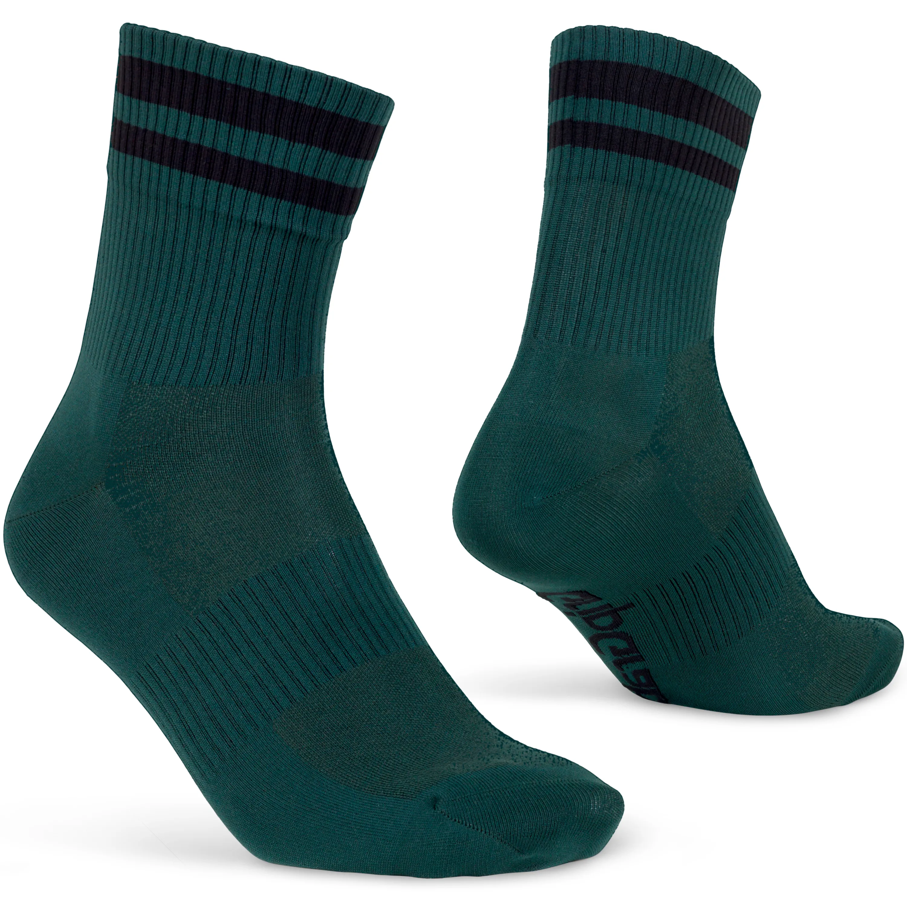 Gripgrab Original Stripes Crew Socks Green | Buy Gripgrab Original Stripes Crew Socks Green here | Outnorth