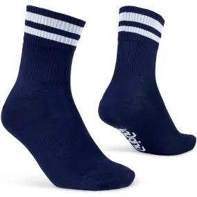 Gripgrab Original Stripes Crew Socks Navy Blue | Buy Gripgrab Original Stripes Crew Socks Navy Blue here | Outnorth