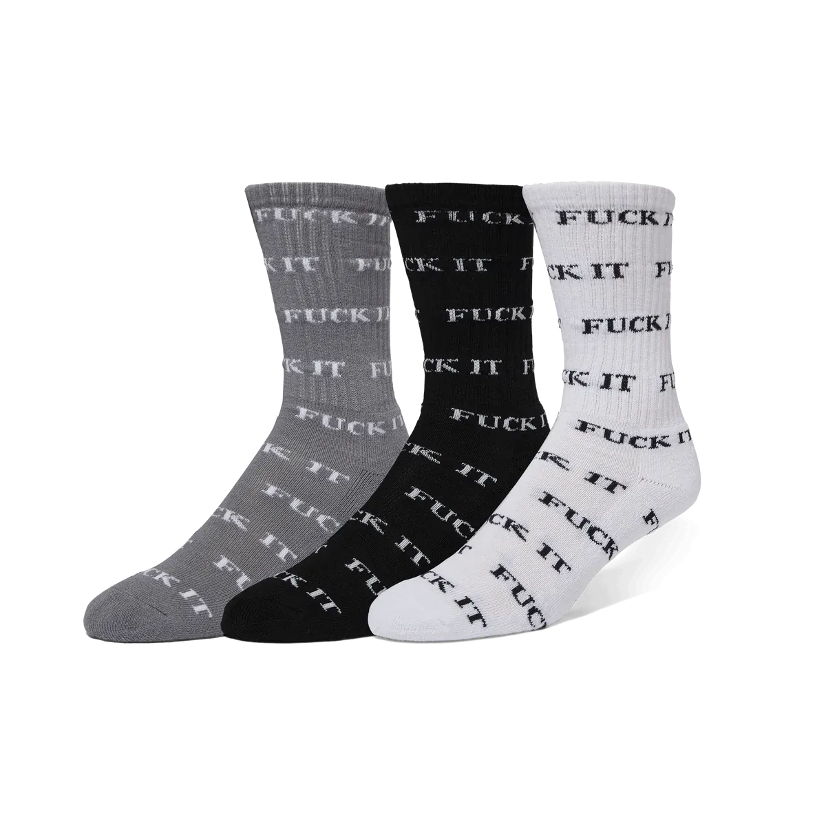 HUF Fuck It 3-Pack Sock
