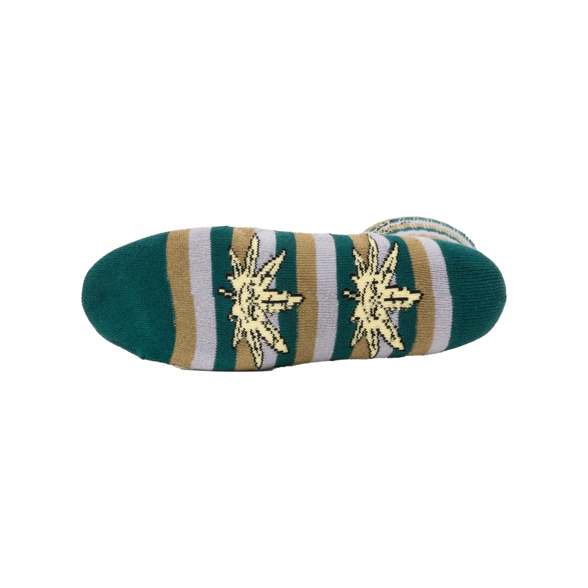 HUF Green Buddy Stripe Sock