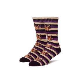 HUF Green Buddy Stripe Sock