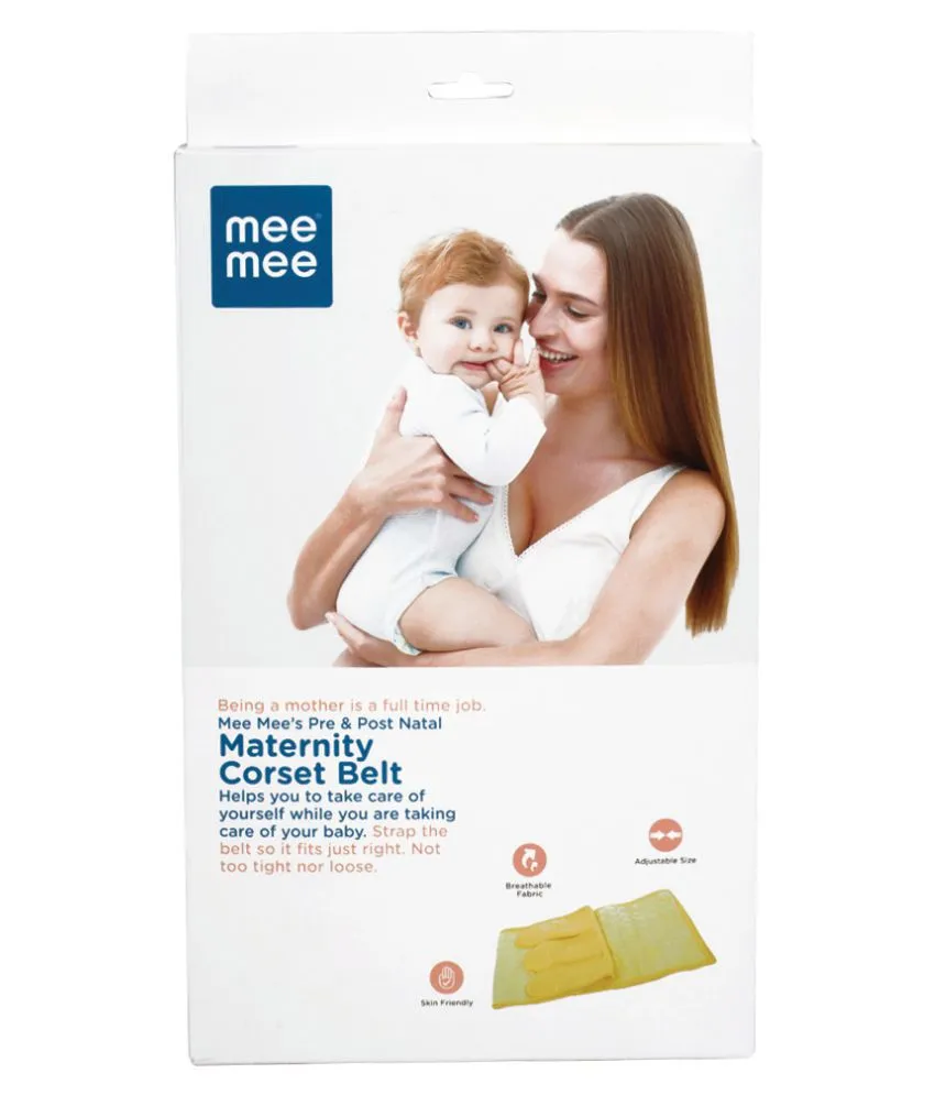 MEE MEE Pre & post natal maternity corset belt (XL) - yellow