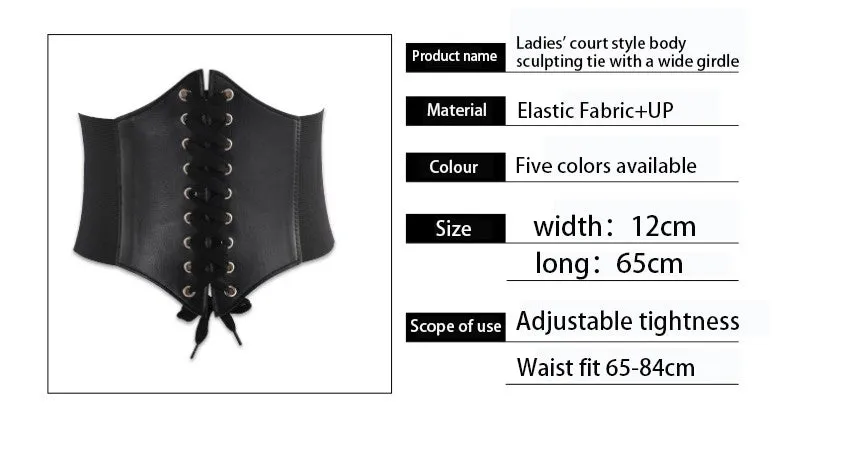 Purpdrank - Corset Belts Pu Leather Slimming Body Belts For Women Elastic Waist Belts Cinto Sobretudo Feminin Ceinture Femme Fajas