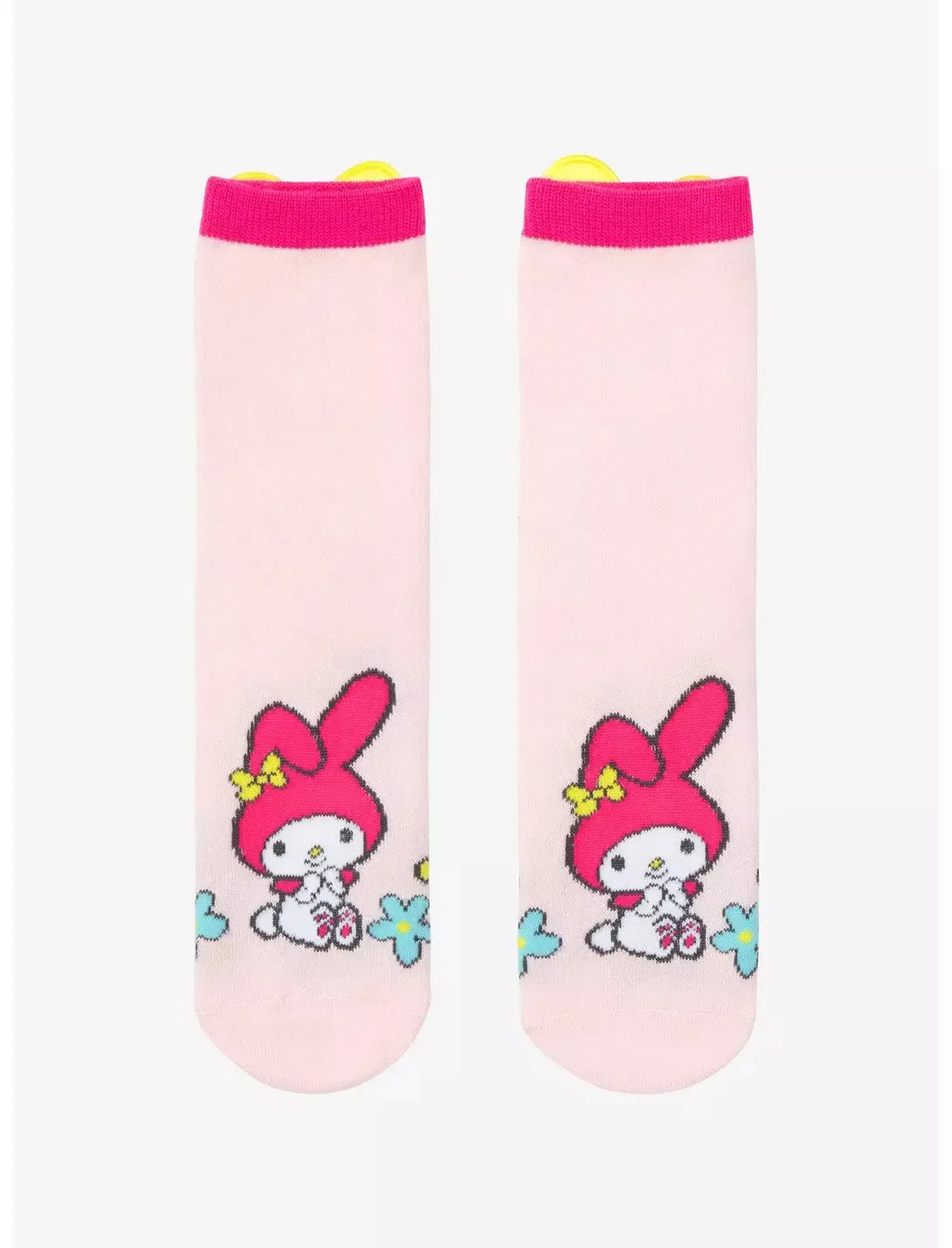 Sanrio My Melody Yellow Bow Ankle Socks