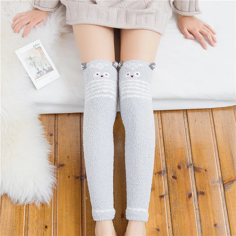 VenusFox Japanese Mori Girl Animal Cute Knee Socks