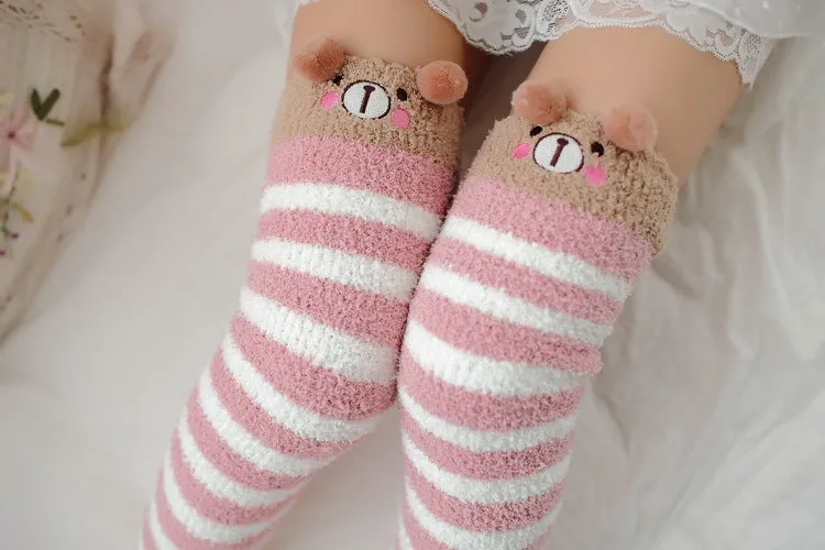 VenusFox Japanese Mori Girl Animal Cute Knee Socks