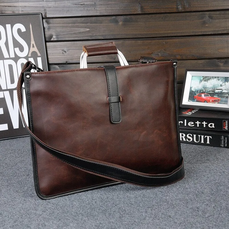 Vintage Messenger Leather Bag