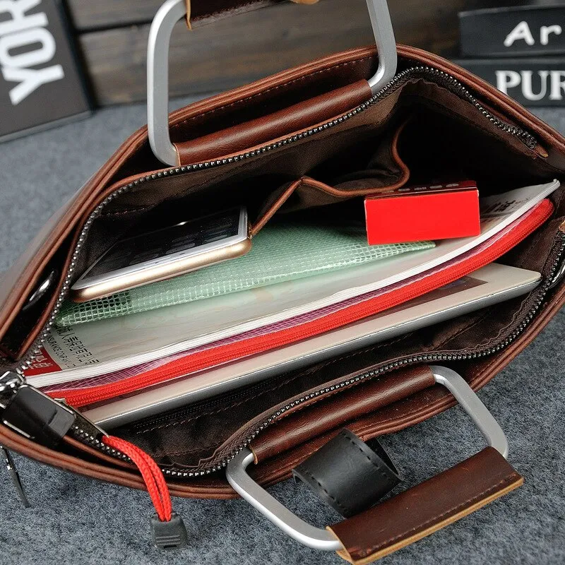 Vintage Messenger Leather Bag