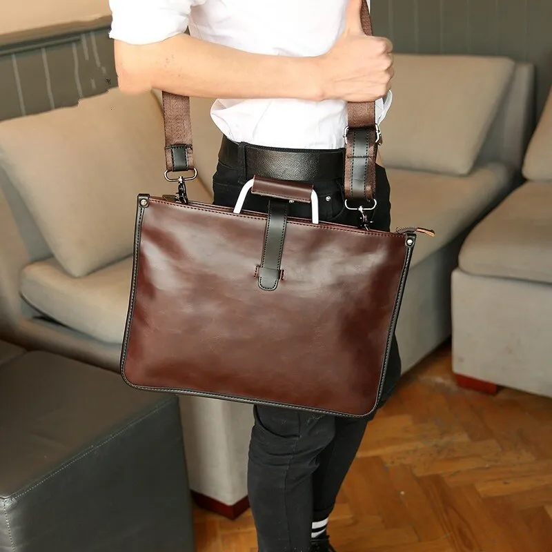 Vintage Messenger Leather Bag