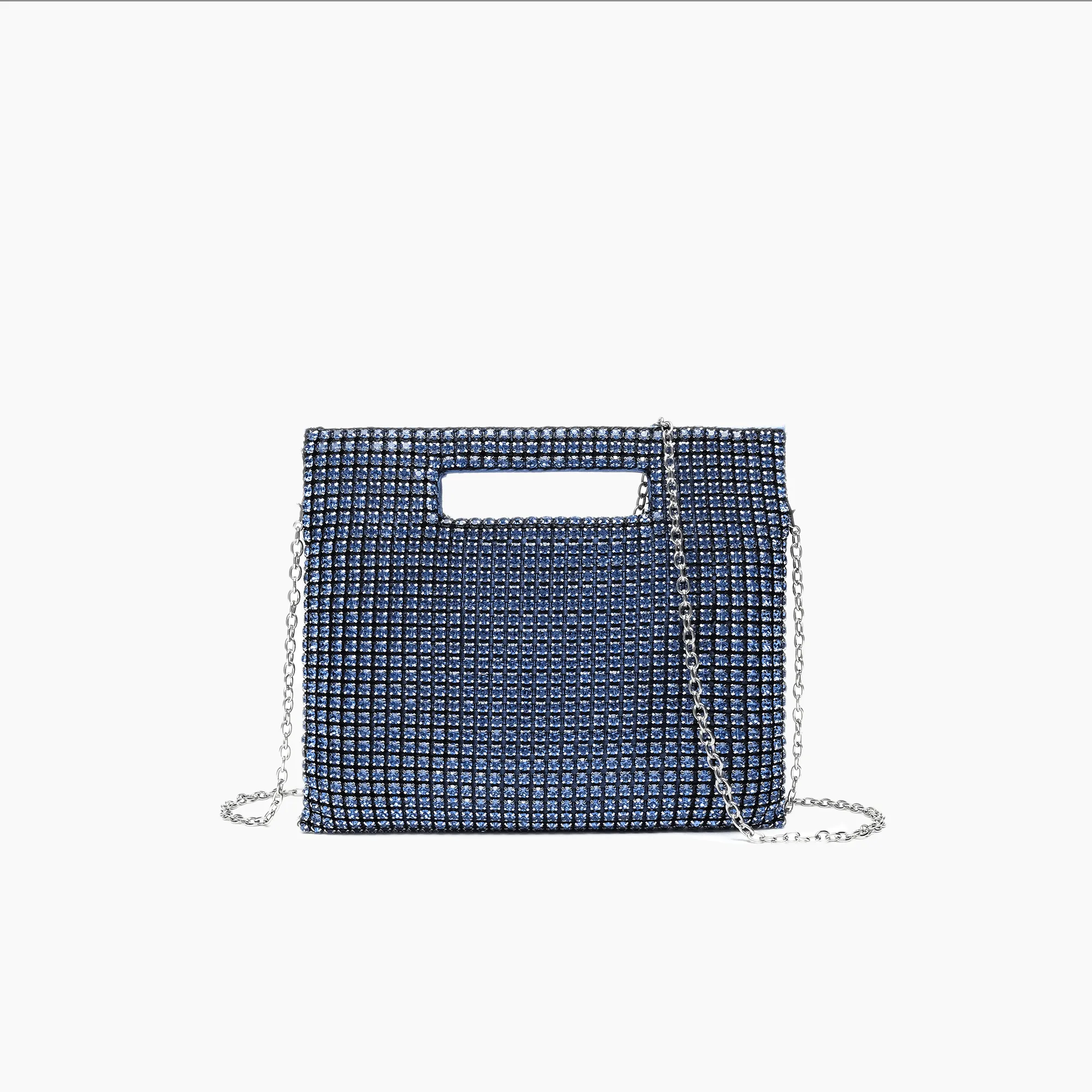 Vivienne Rhinestone Night Envelope Clutch Bag