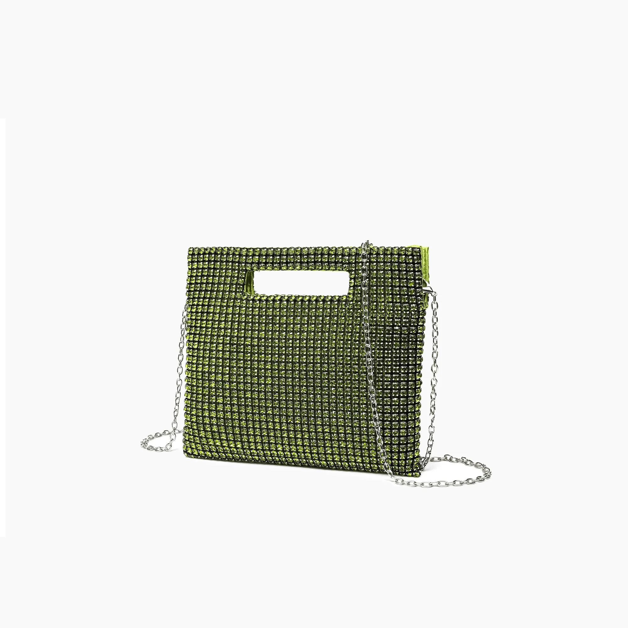 Vivienne Rhinestone Night Envelope Clutch Bag